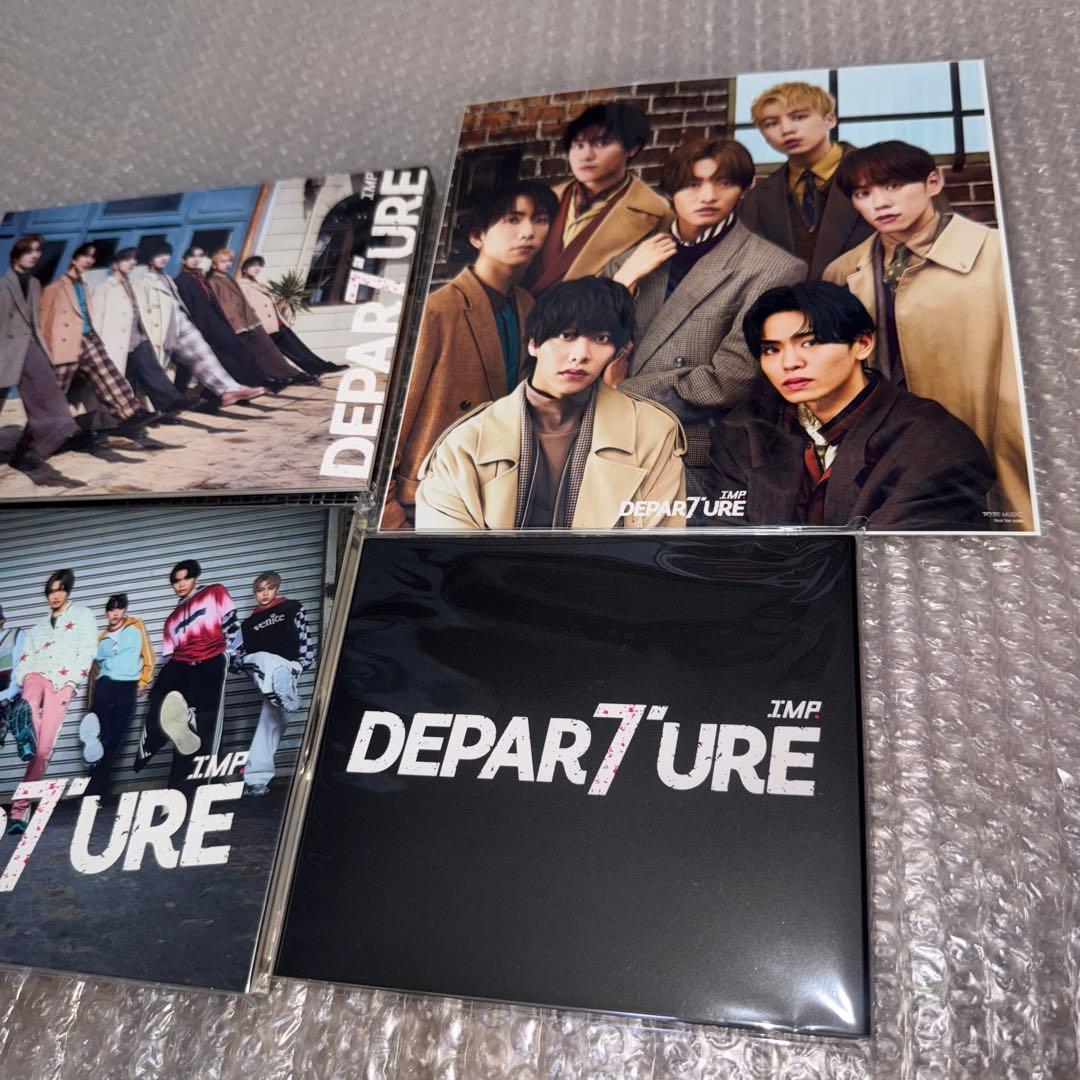 【新品】IMP. 1stアルバムDEPARTURE 限定盤A+B+通常+特典
