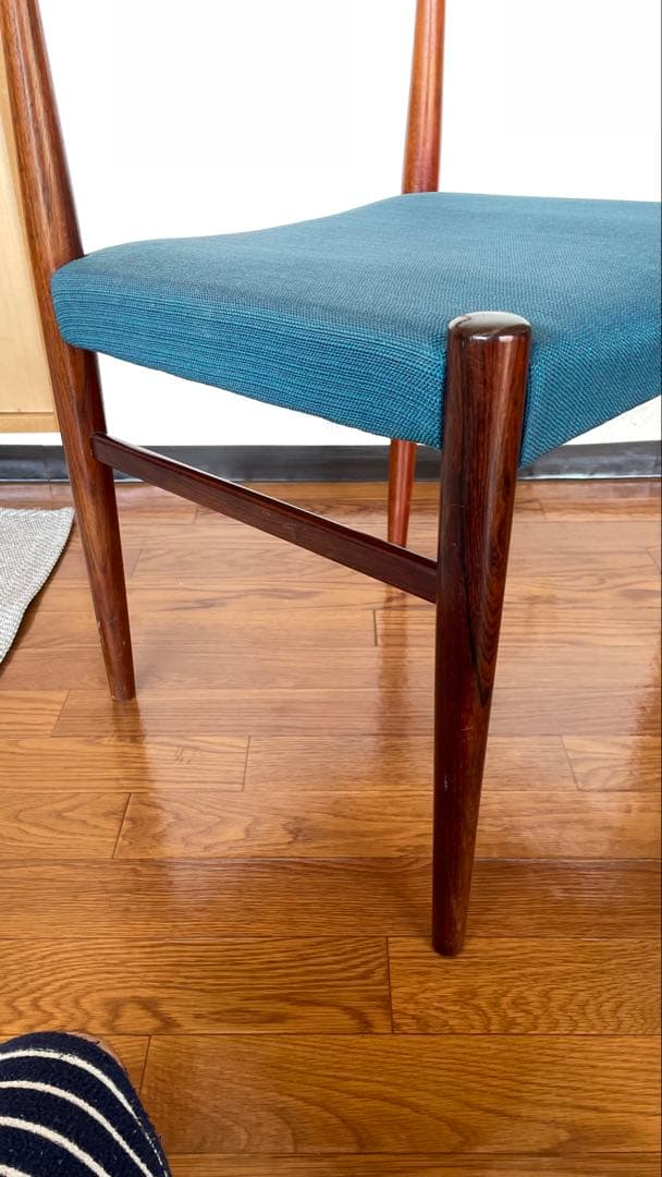 【デンマーク製】ビンテージチェア ローズウッド Erling Torvits①