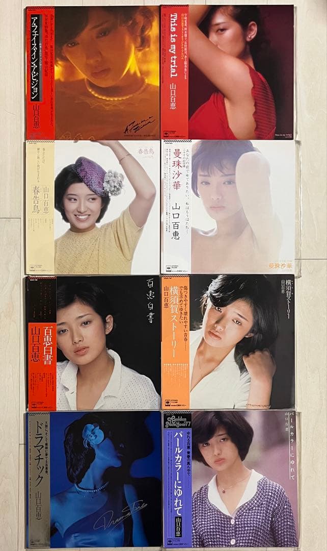 山口百恵☆LPレコード 5枚組ボックス含む31点セット 全て帯付 状態概ね良好♪