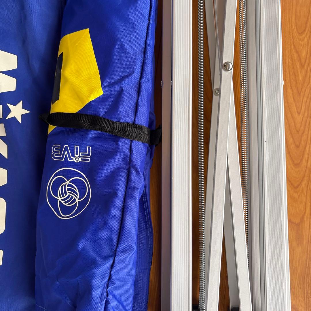 ミカサ　ボールカゴ　MIKASA折り畳み式キャスター付 ボールカゴと収納バック