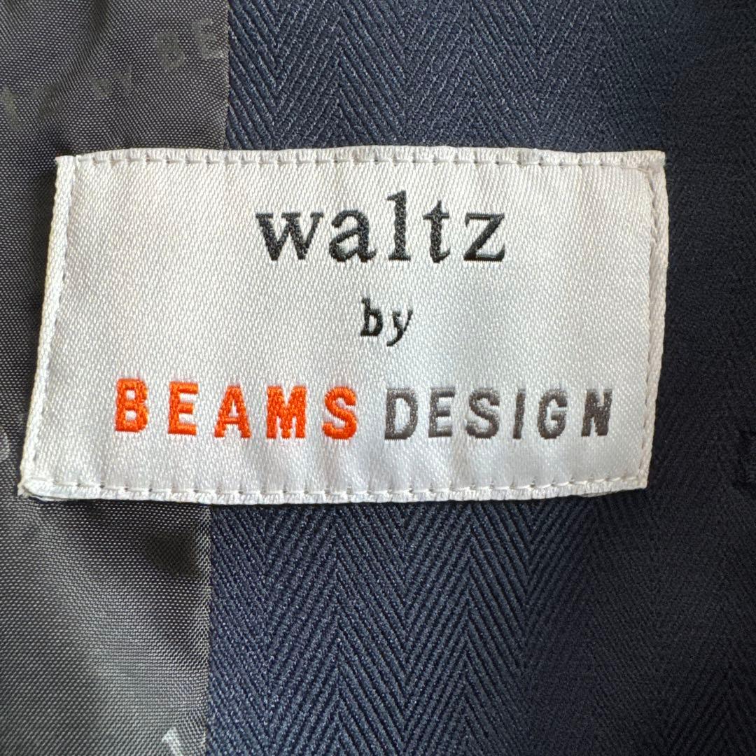 【美品】waltz by BEAMS ネイビースーツ、シャツネクタイ4点セット
