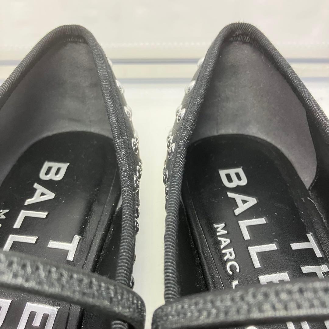 ★極美品★MARCJACOBSサブリナ スタッズ バレエ フラットシューズ 24