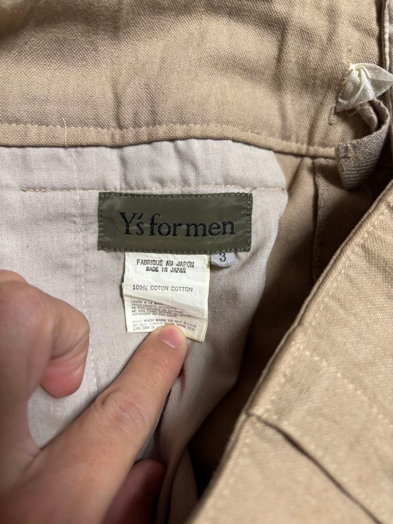 Y's for men 90s 97AW ワイドコットンパンツ archive