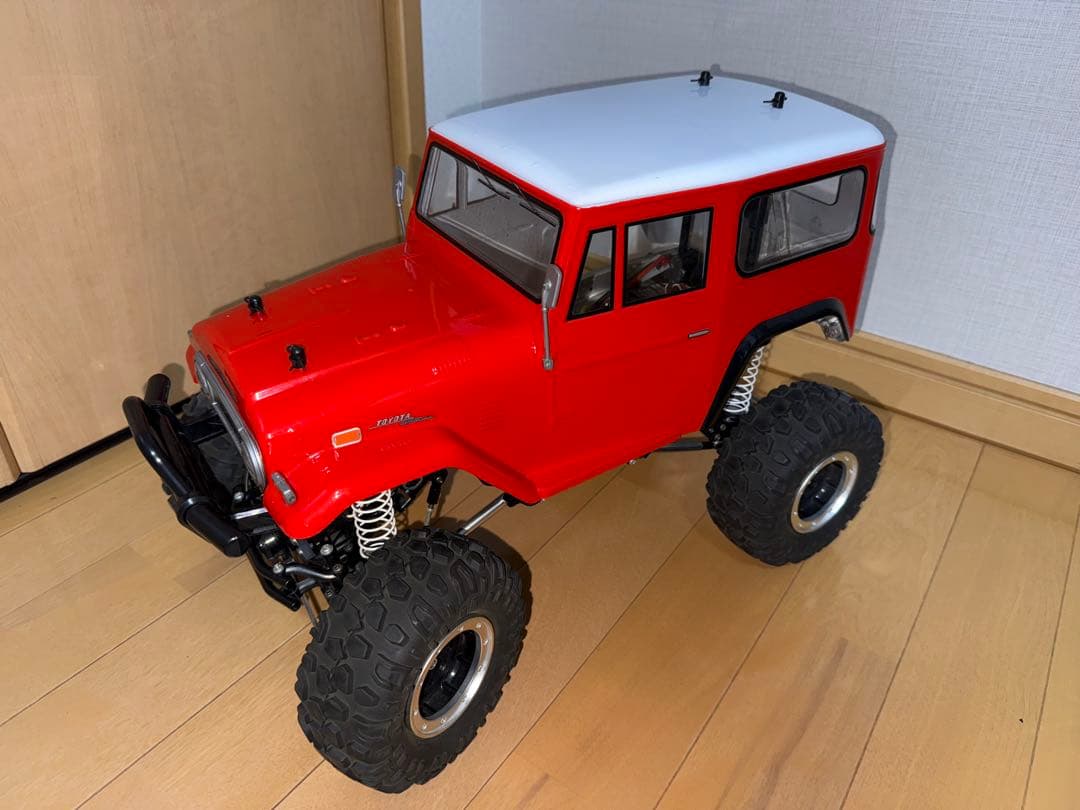 トヨタ ランドクルーザー40 RCカー CR-01 美品　プロポ付　動作確認済