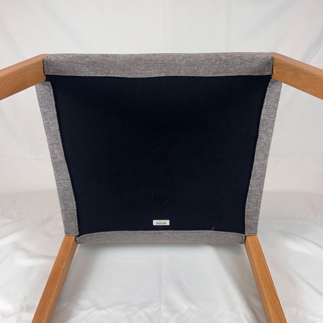 【極美品】ナガノインテリア ダイニングチェア DC343 オーク 日本製 天然木