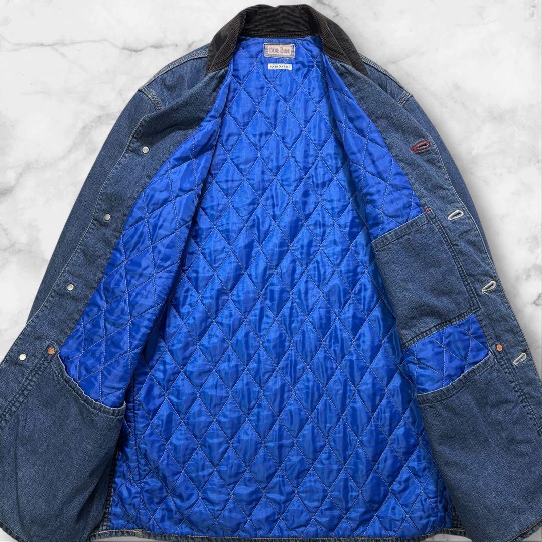 美品◎BLUE BLUE デニム カバーオール ハリウッドランチマーケット