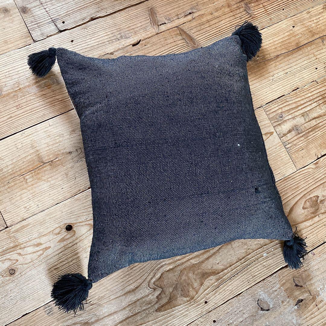 モロッコ製 カクタスシルク サブラ クッションカバー約52〜54×50cm