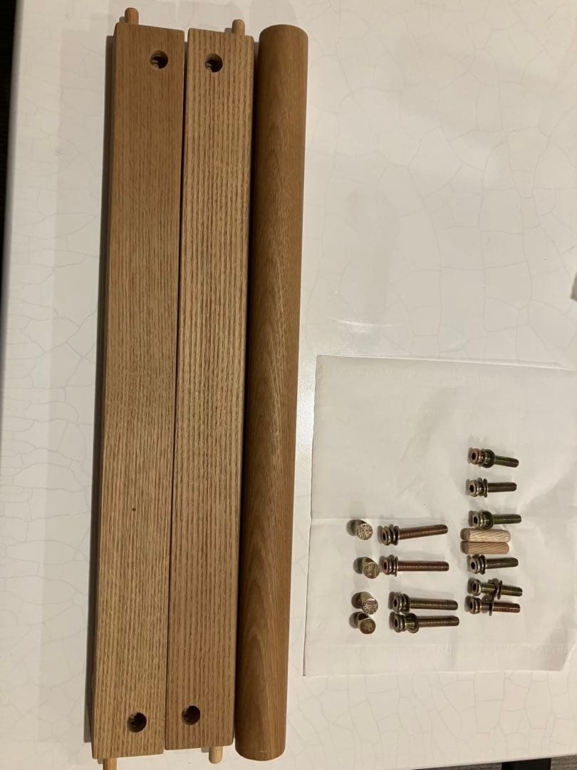 無印良品　木製Aフレーム衣類ラック(旧型・タモ材)