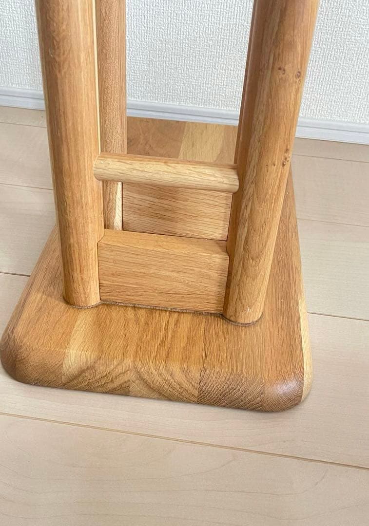 ルノ Runo 北欧風　サイドテーブル　移動簡単 C字型 角丸加工 小物置き