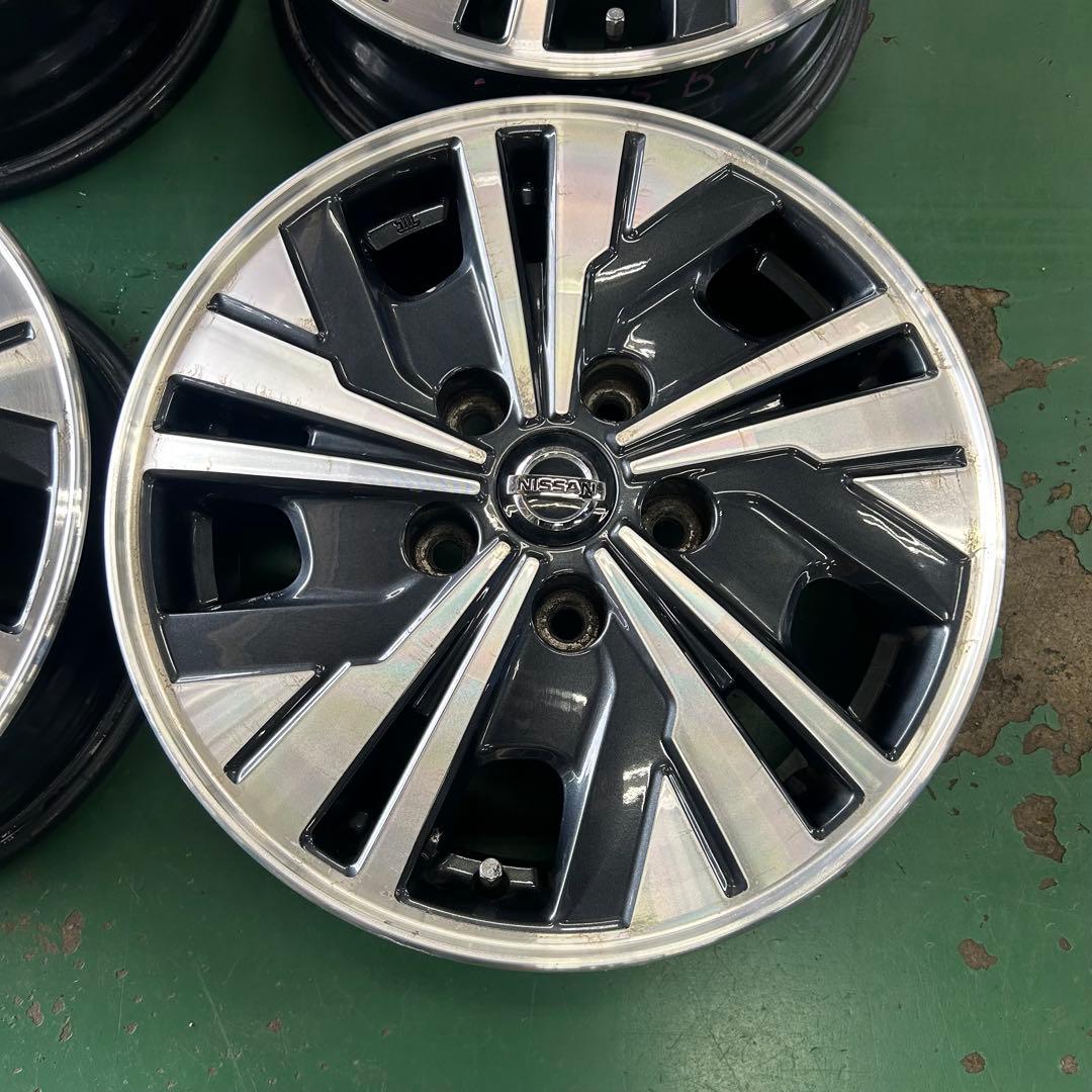 中古アルミ15Ｘ5.5　日産セレナ純正4本セット