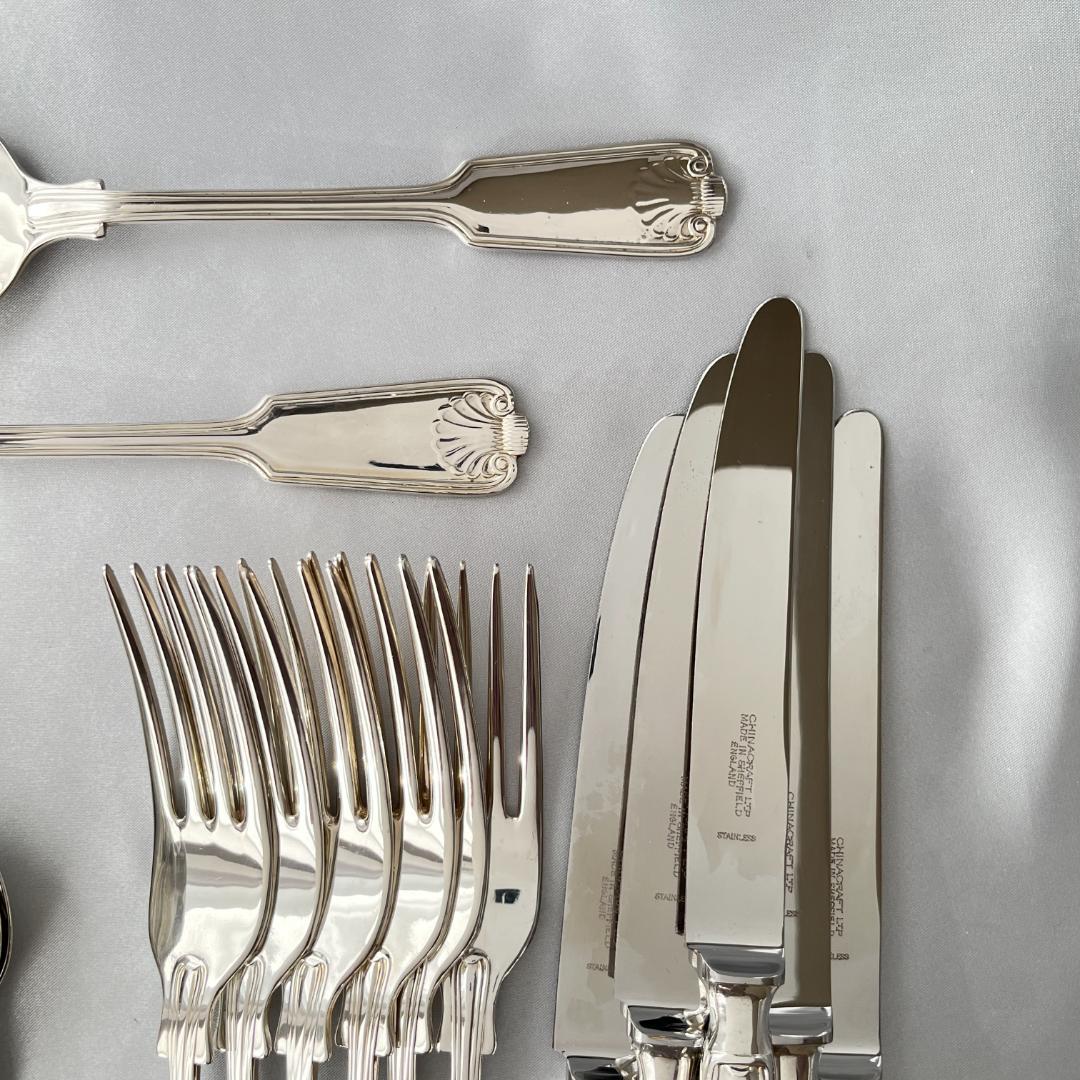 【英国】シェルのディナーセット 6名用26本組 A1プレート