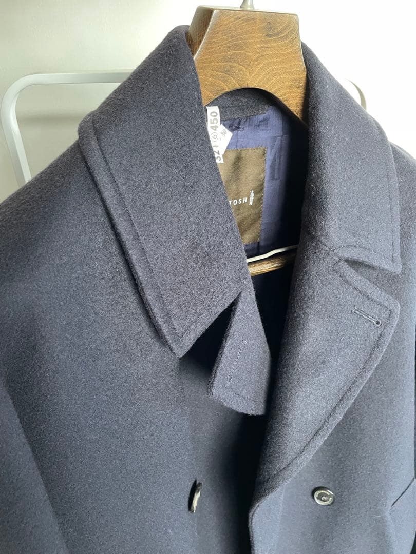 【極美品】マッキントッシュ　ダフタウン　ピーコート　ネイビー　４２