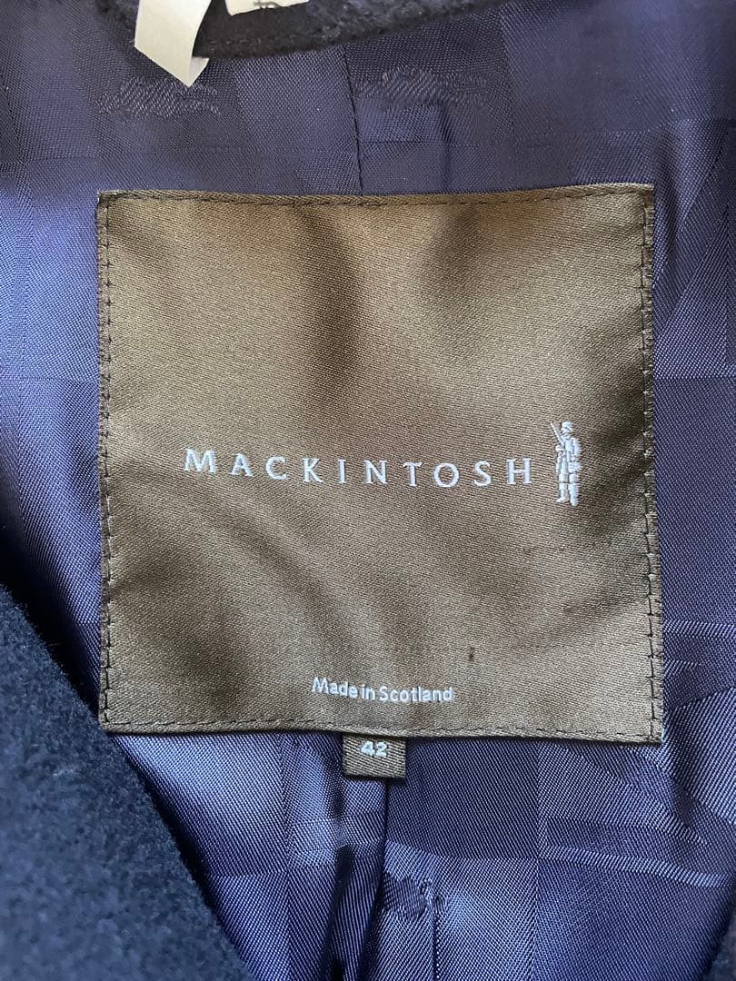 【極美品】マッキントッシュ　ダフタウン　ピーコート　ネイビー　４２