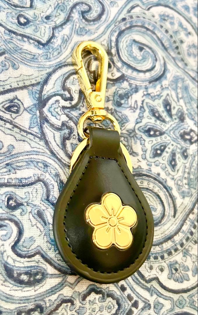 金運！幸運！本革製！キーホルダー型　祈祷済み　お守り護符　太宰府天満宮