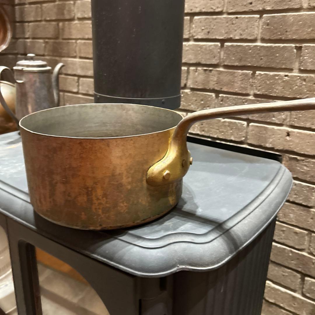 銅鍋　直径２５センチ　重さ3.4キログラム