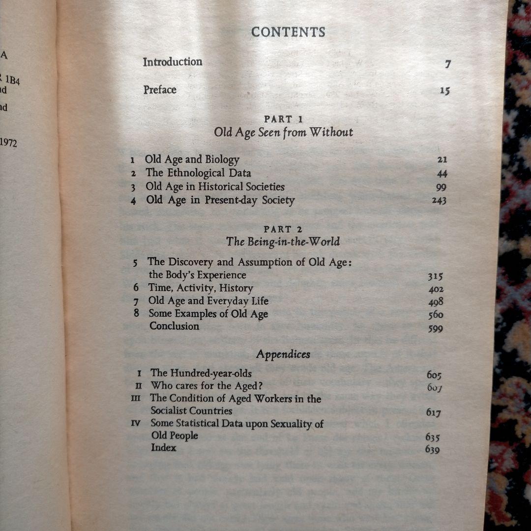 ボ－ヴォワ－ル 老い Old Age Beauvoir 英訳 Penguin