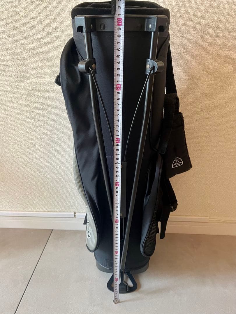 NIKE GOLF ナイキ スタンドキャディバッグ ブラック×グレー 軽量