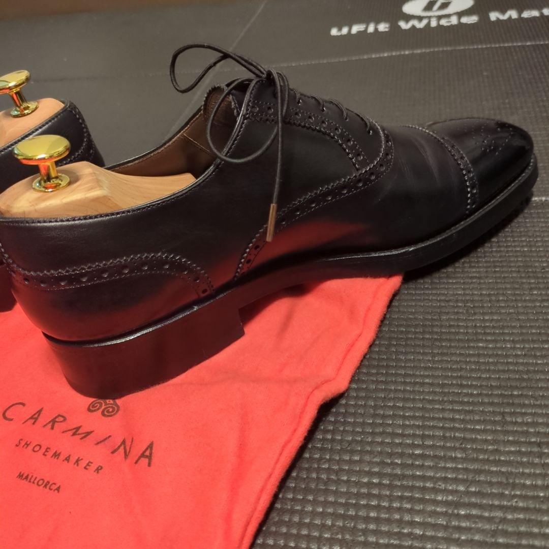 カルミナ　セミブローグ（カーフ レイン）10051　サイズ7.5