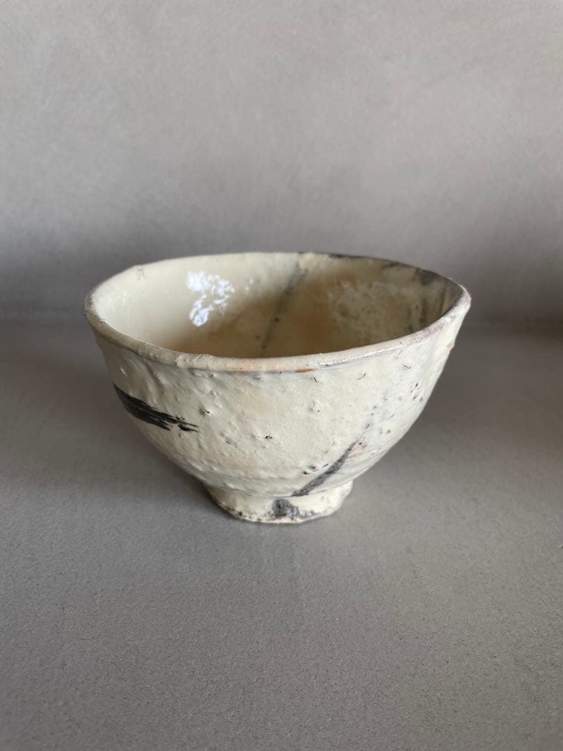森岡成好 粉引茶碗 抹茶茶碗 小服茶碗 旅茶碗 粉引 茶盤