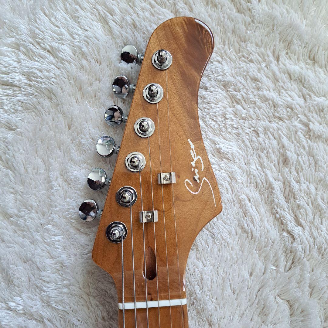 高品質アルダー材とローステッドメイプルネックを採用した、プロ仕様のスマートギター