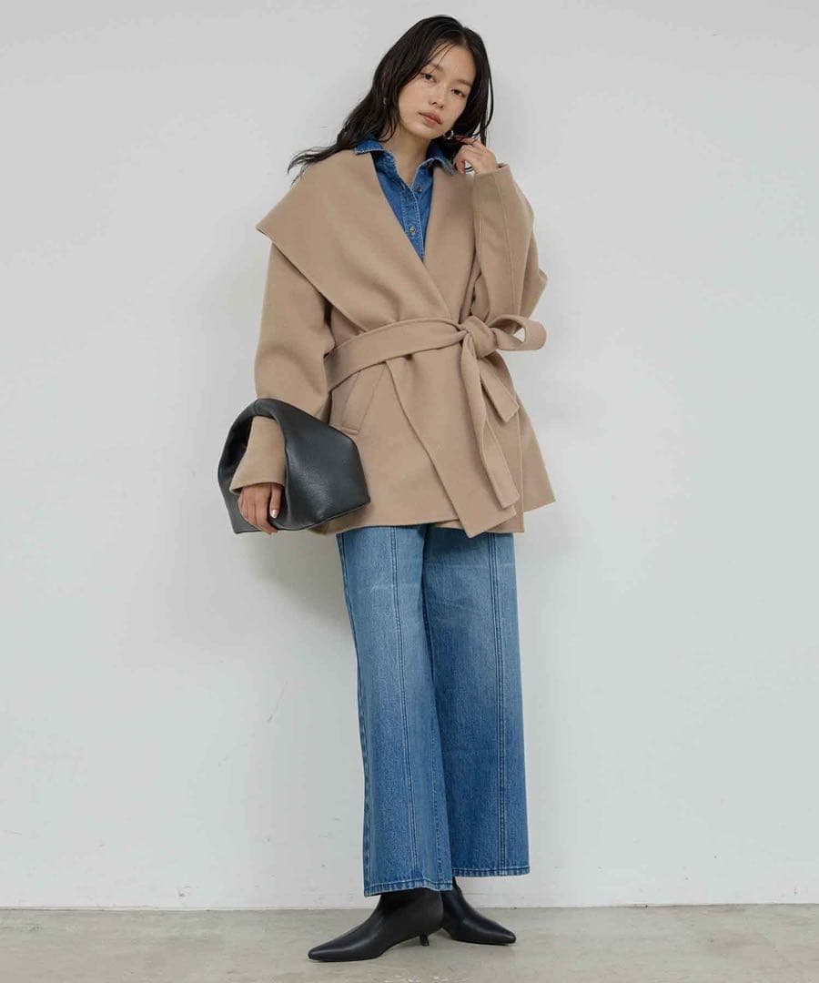 【新品未使用品】 25AW GALLARDAGALANTE リバーショールコート