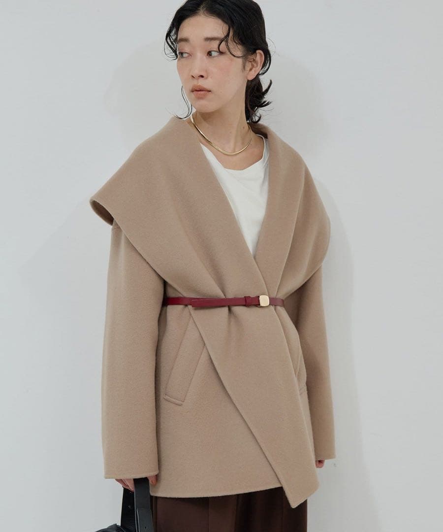 【新品未使用品】 25AW GALLARDAGALANTE リバーショールコート