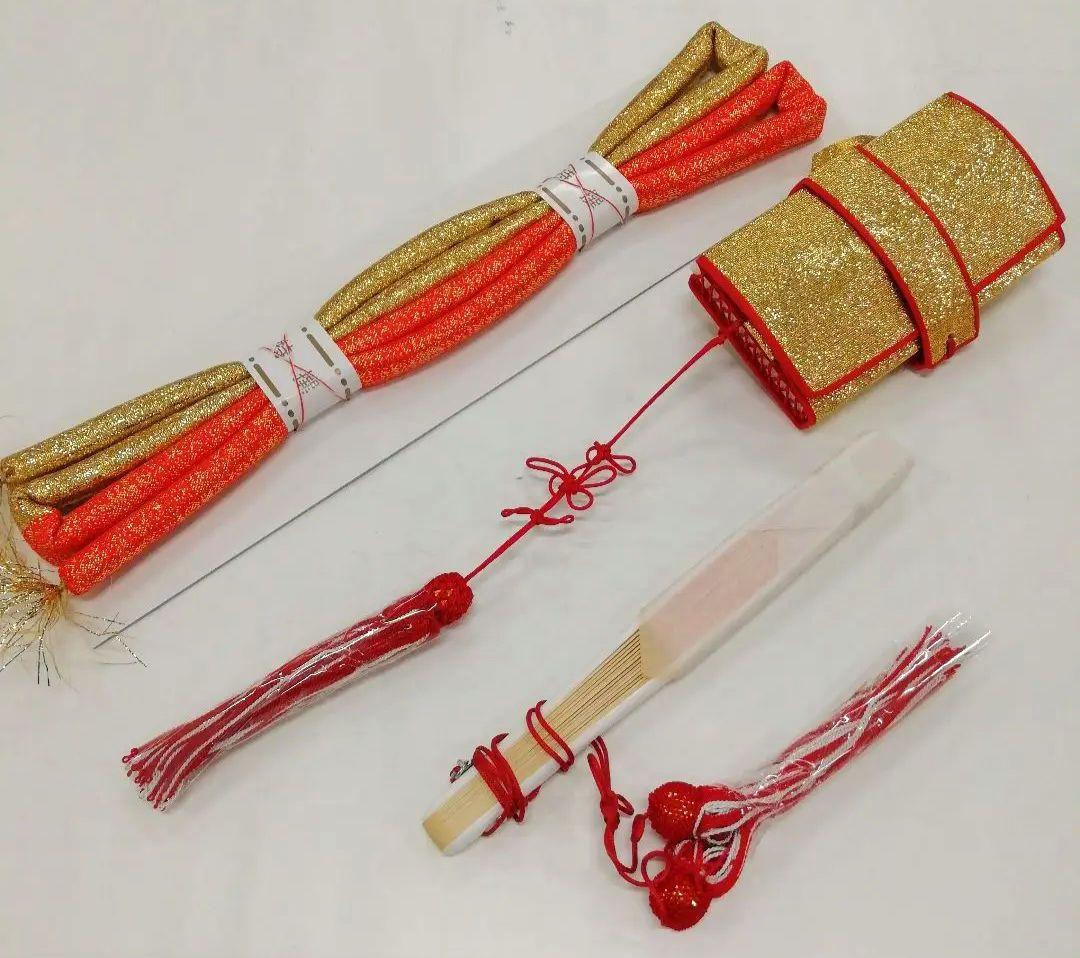 3歳 七五三 はこせこ 結び帯9点セット 女の子 ペアセット　筥迫　黒系