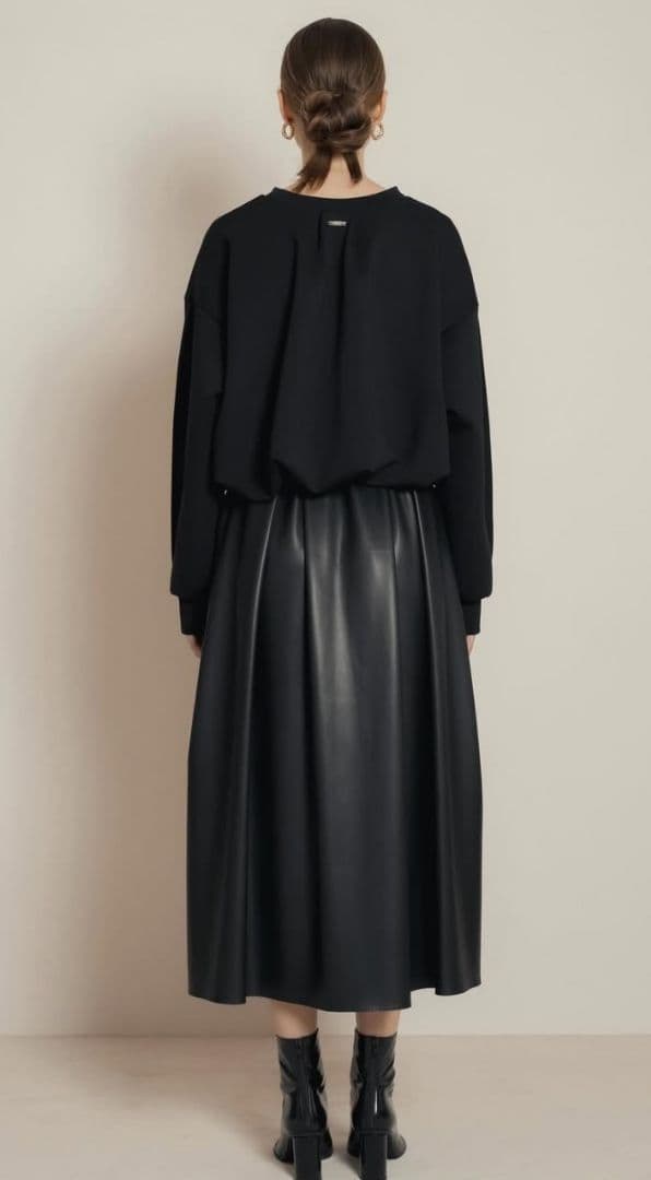 トップス heve Cloud Balloon Sweat black