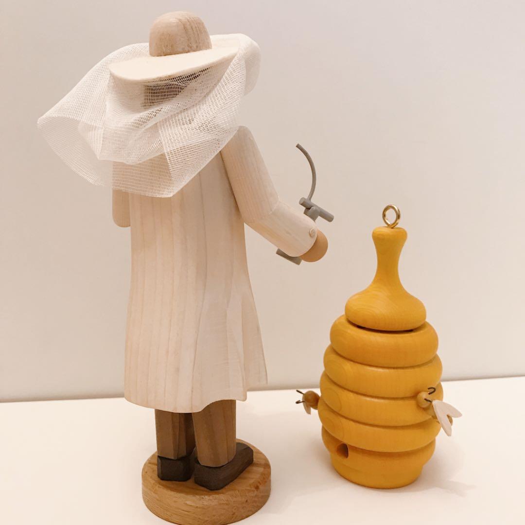 ドイツ　煙出し人形　養蜂家　けむり出し