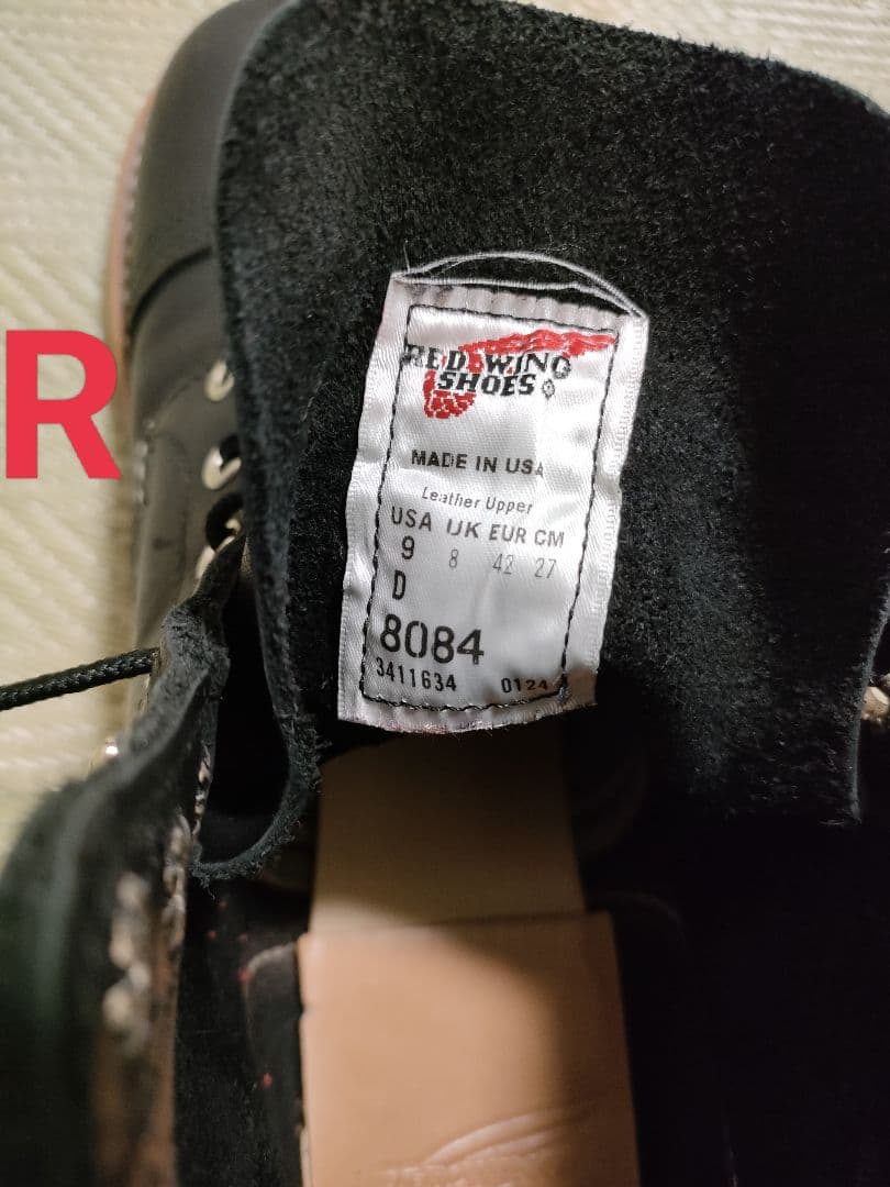レッドウィング　8084 US9D 27cm 箱あり　アイアンレンジャー