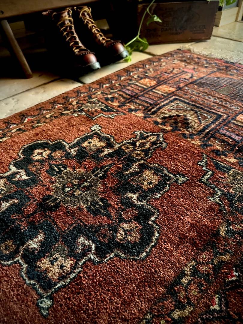トライバルラグ　ヴィンテージラグ　アフガンラグ　トルクメン　プリミティブアート