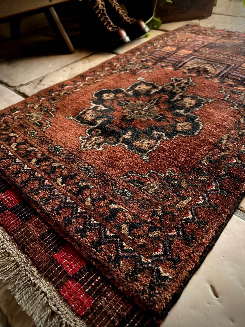 トライバルラグ　ヴィンテージラグ　アフガンラグ　トルクメン　プリミティブアート