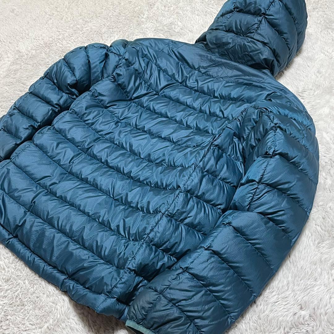 モンベル　ダウンジャケット　コロラドパーカー　リバーシブル　ドローコード　M