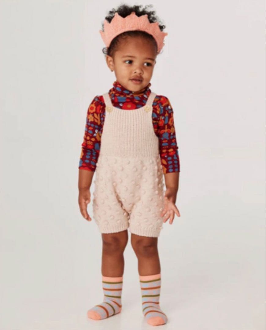 ロンパース・カバーオール misha&puff popcorn romper,DUNE 12-18m