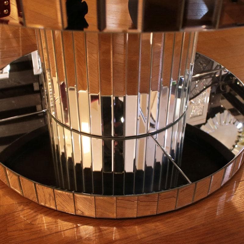 ジュエル ラウンドローテーブル ミラー家具 丸テーブル 143-142