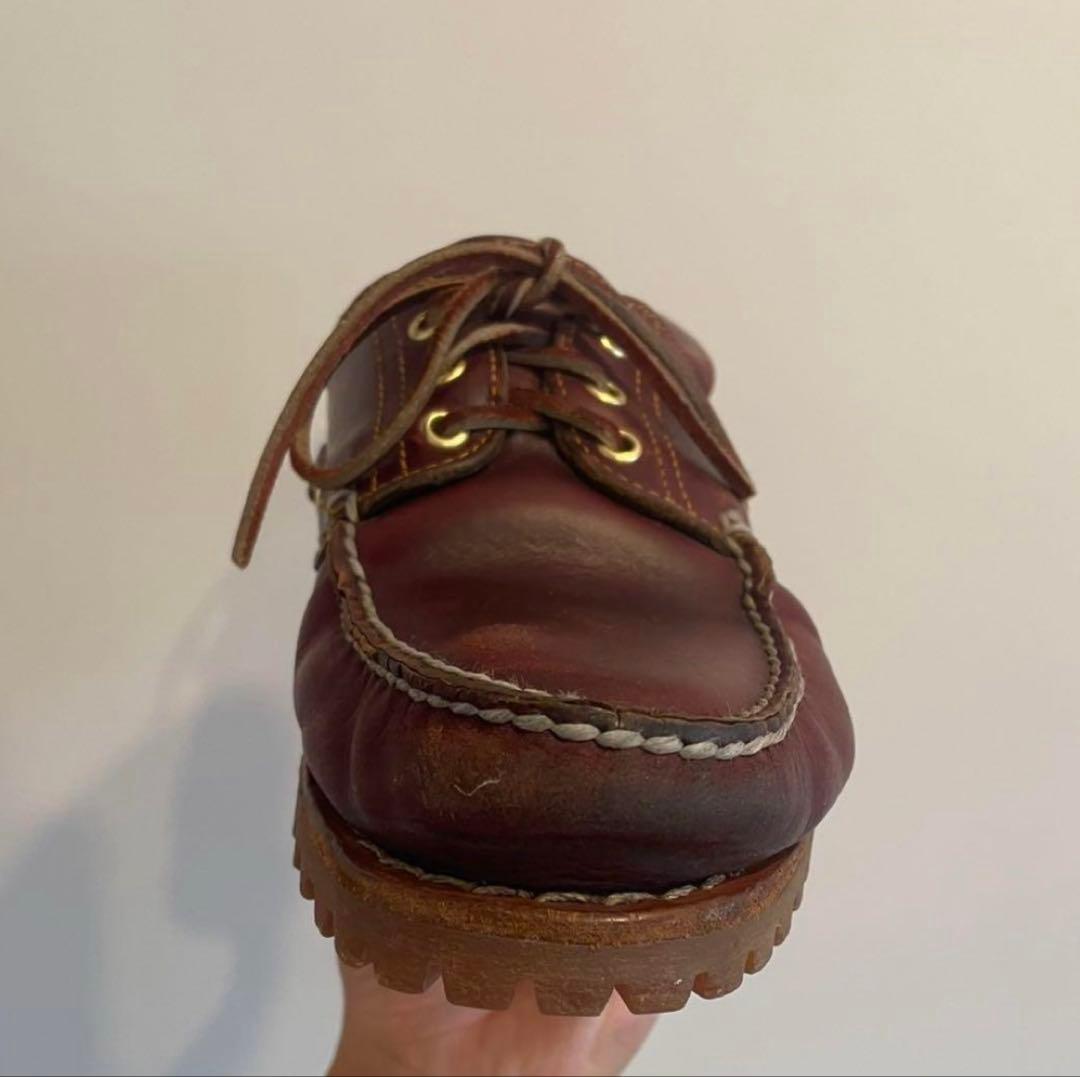 Timberland 3eye Classic Lug バーガンディ US8.5