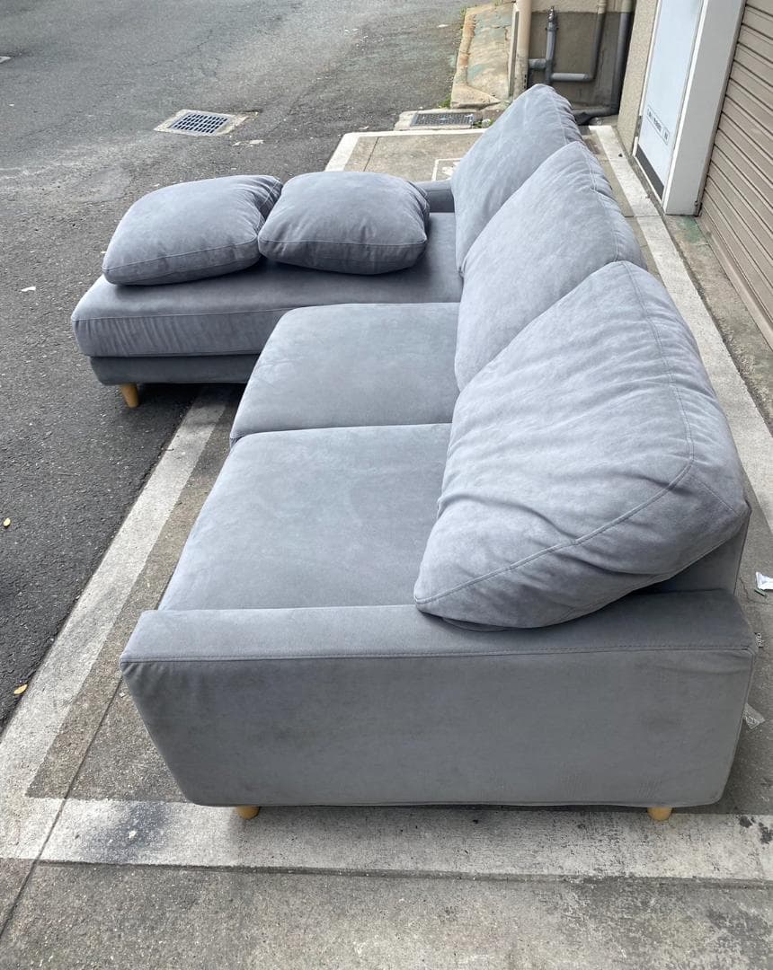 A573♠️blocco LEON 3人掛けカウチソファ 3Pソファ 高級ソファ