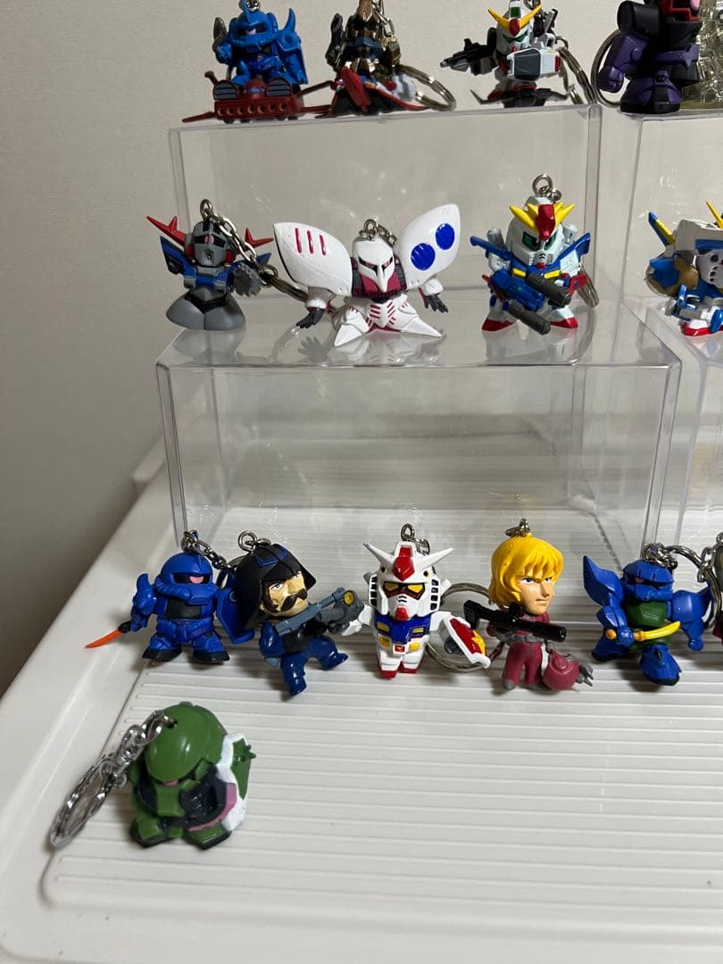 ガンダムのキーホルダーのセット