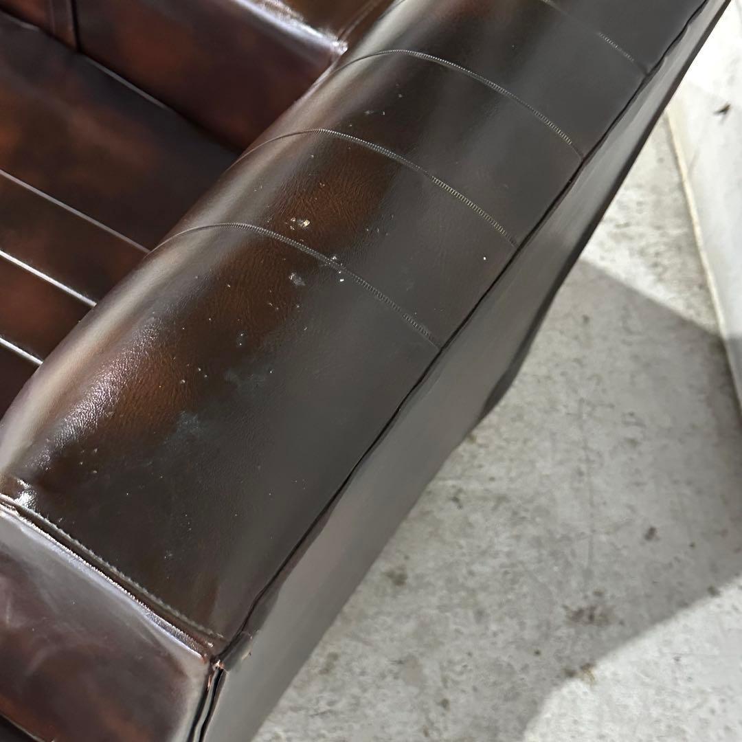 ✦1960年〜1970年✦昭和レトロソファ ヴィンテージ 一人掛け ブラウン合皮