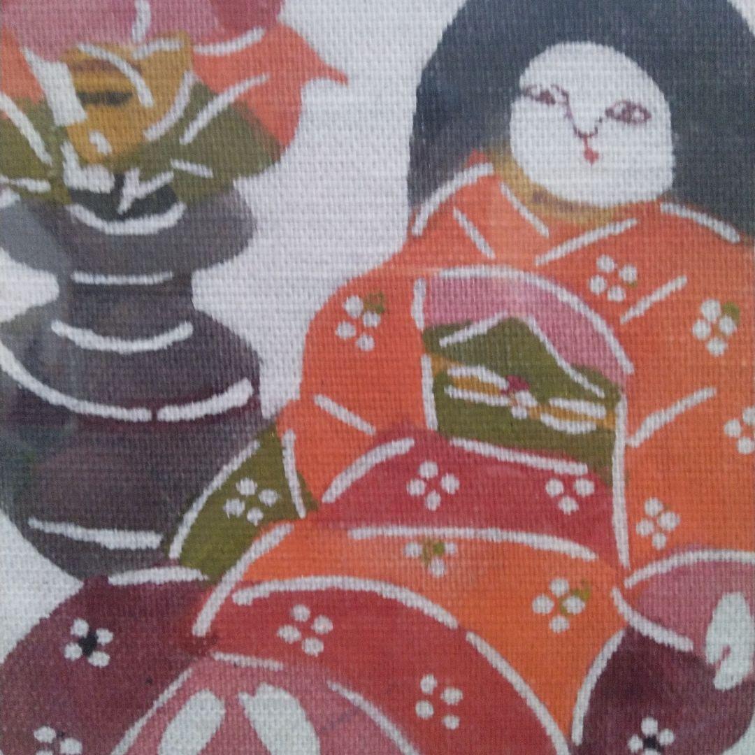 染色家・柚木沙弥郎　型染　「花と人形」　岩手・光原社