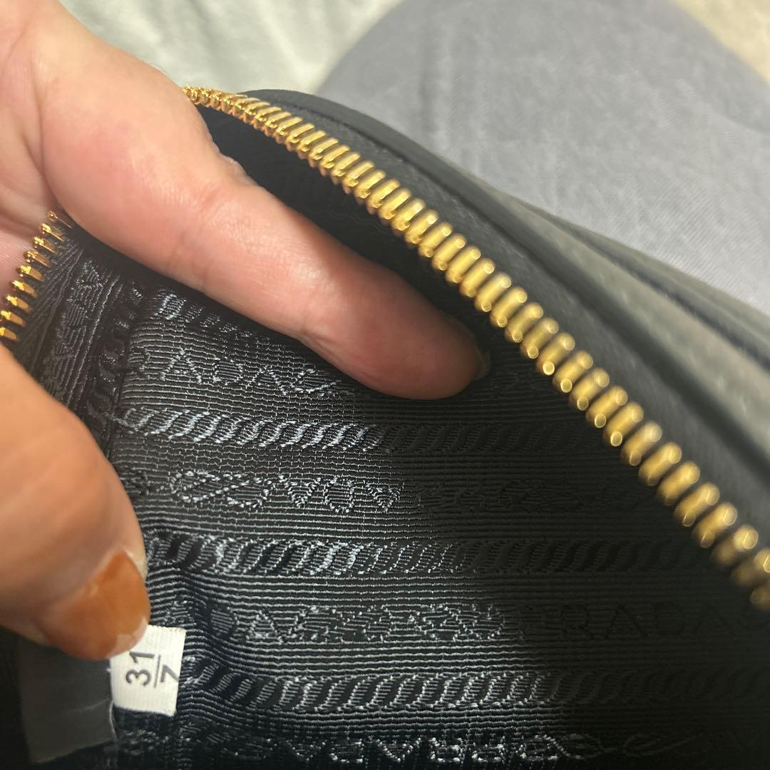 M‼️PRADAプラダ　ダブルジップ　ショルダーバッグ