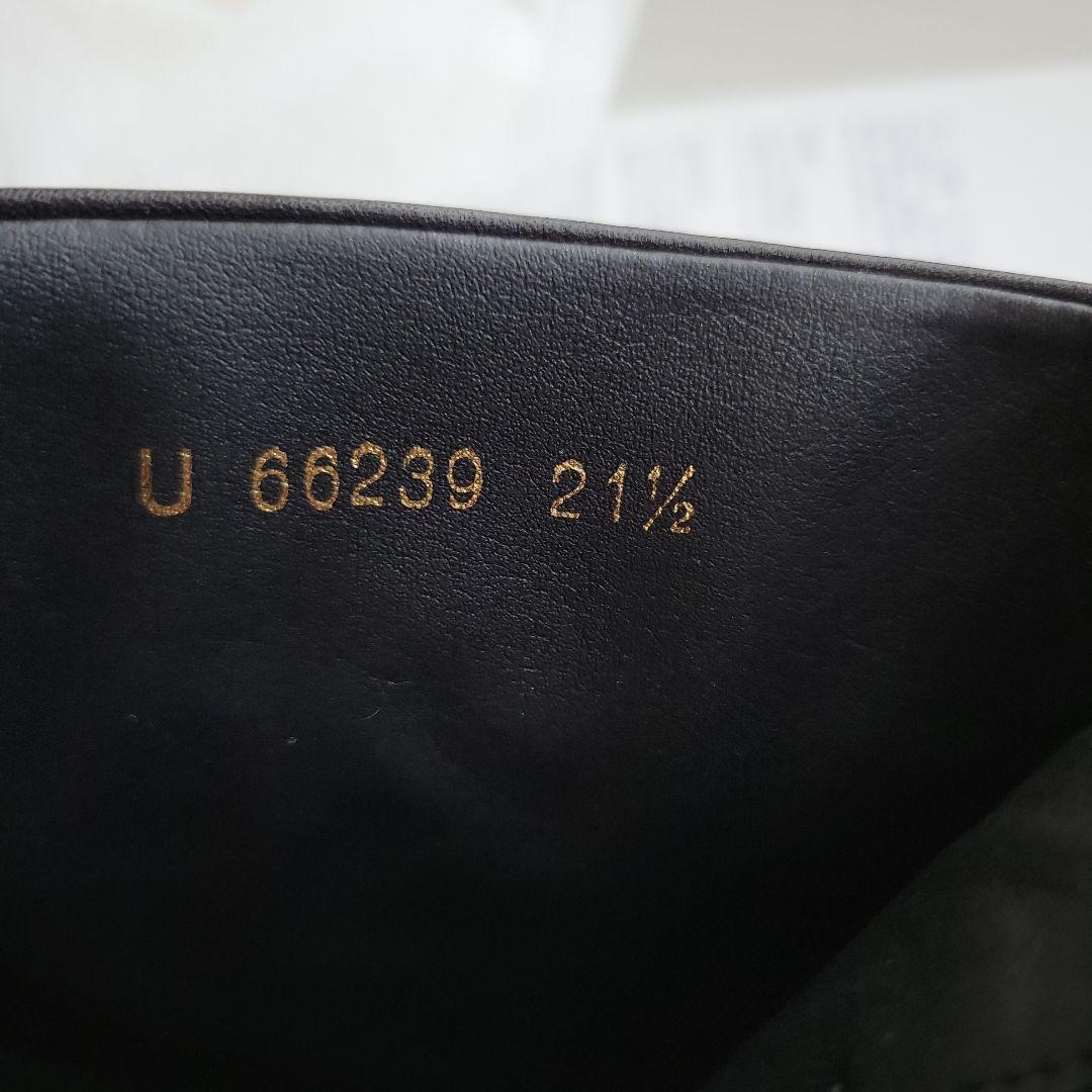 美品 ダイアナショートブーツ21.5cmブラック