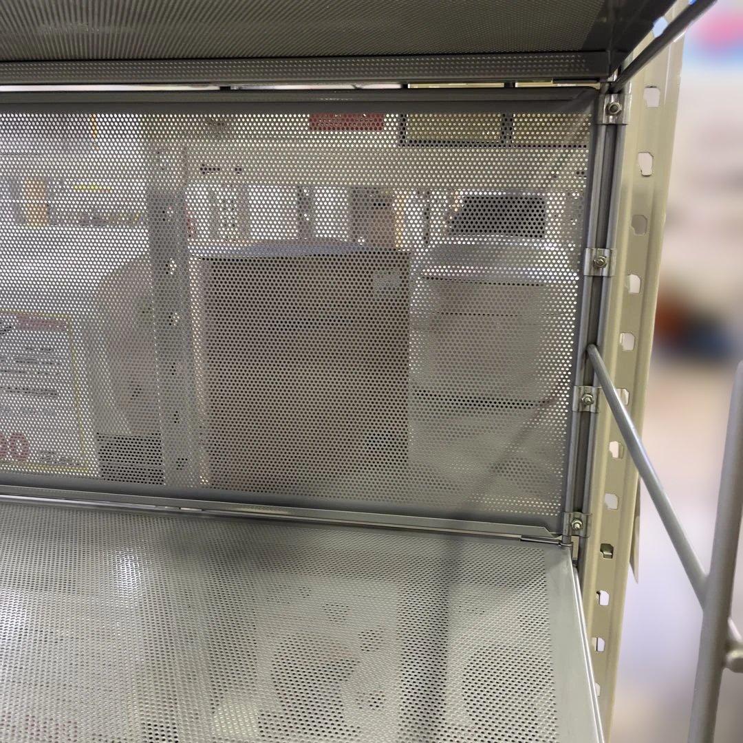 【無印良品】スチールユニットシェルフ◇５段◆バックパネル付◆