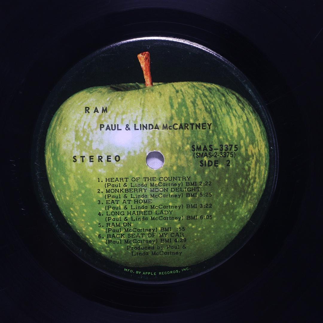 POUL AND LINDA McCARTNEY RAM カナダ盤LP ステレオ