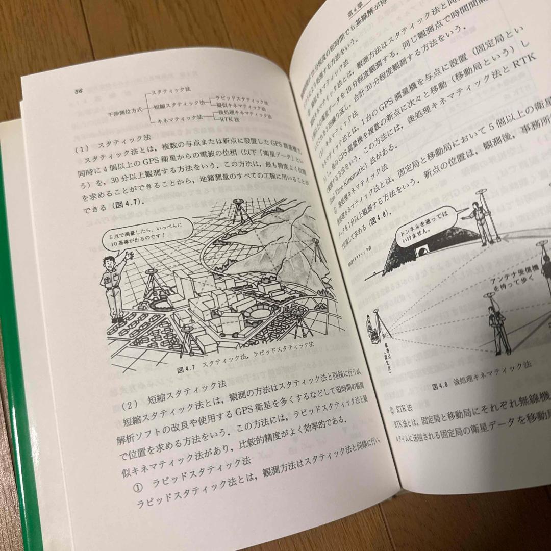 改訂新版　改正準則準拠　教程地籍測量　山海堂　国見利夫　美品
