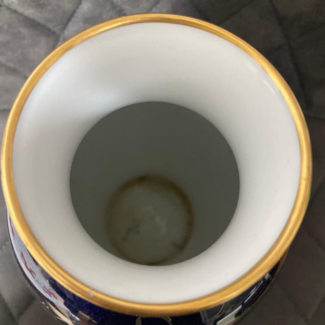 大倉陶園　金触　ブドウ　葡萄　花瓶