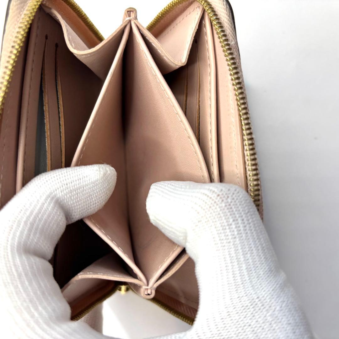 正規品 ルイヴィトン パース ヴェルニ エナメル モノグラム ベージュ