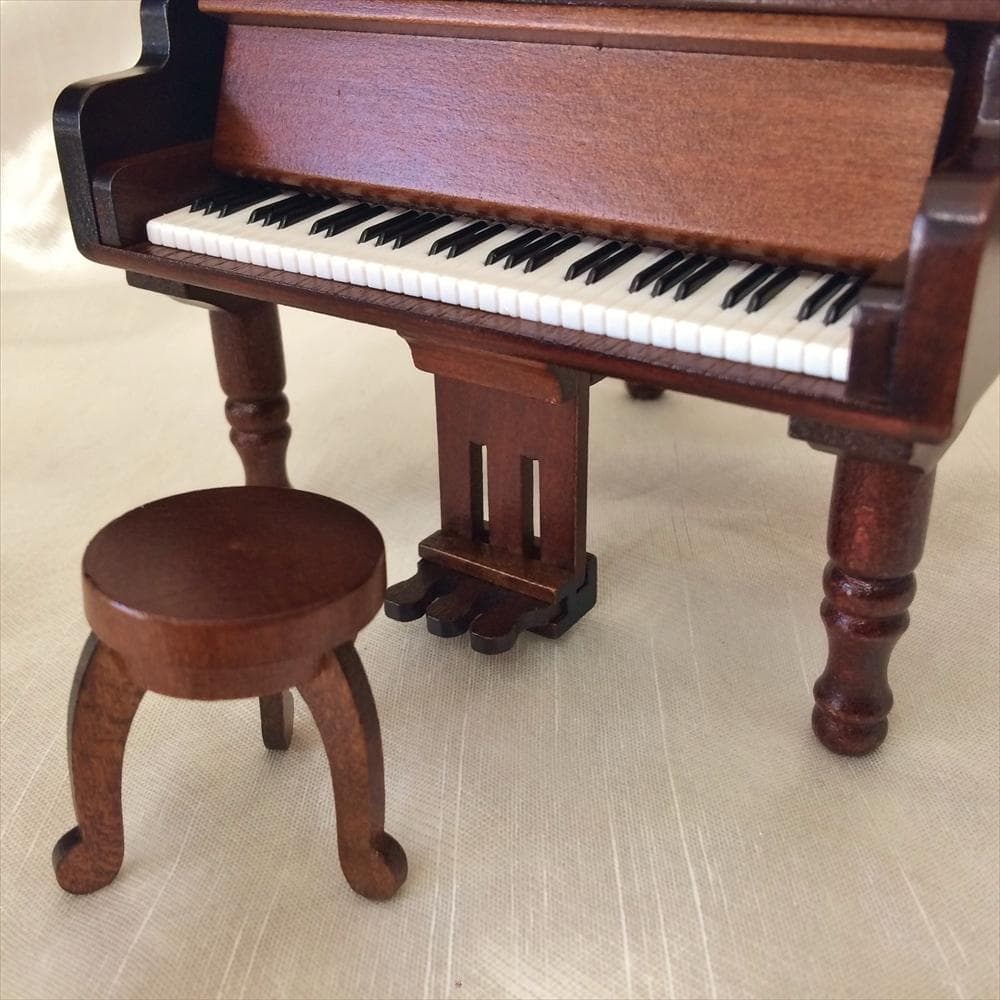 ミニ アンティーク グランドピアノ オルゴール カノン(パッヘルベル)