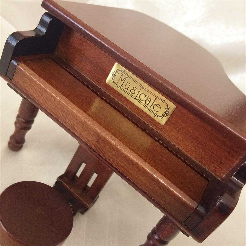 ミニ アンティーク グランドピアノ オルゴール カノン(パッヘルベル)