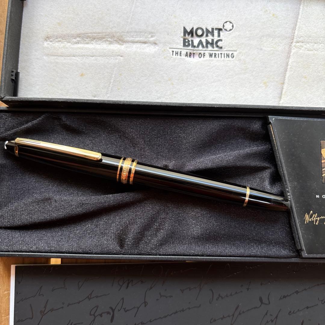 MONT BLANC ボールペン 黒 ガイドブック付き